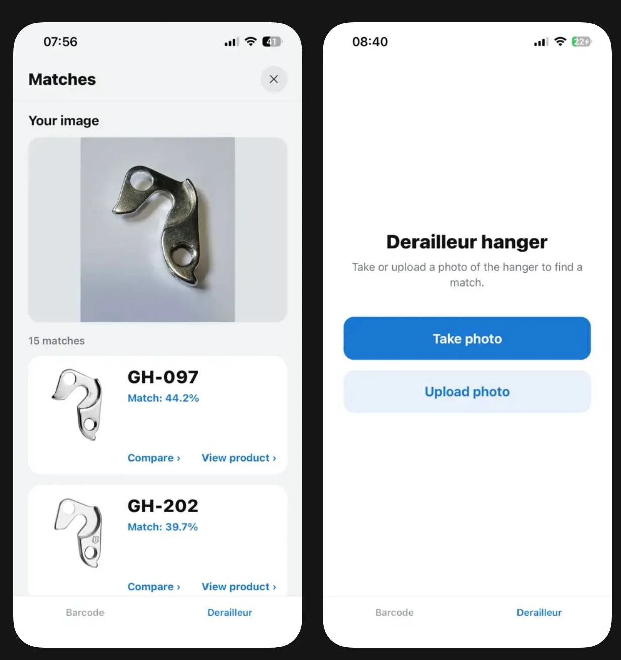 The Bike Parts / derailleur hanger information page